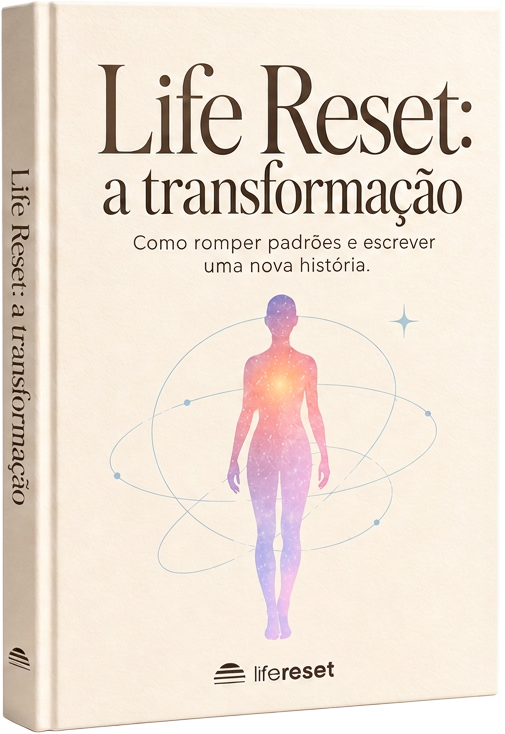 Livro Life Reset: a transformação, com a capa enviada como referência